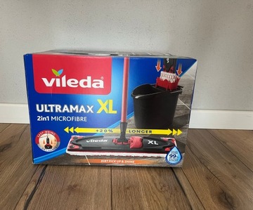 Wiadro i mop płaski Vileda Ultramax XL zestaw