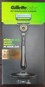 Maszynka Gillette Labs Black & Gold Edition +2 wkł