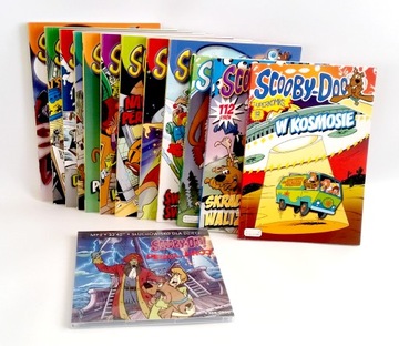 12x komiks Scooby-doo + słuchowisko CD MP3