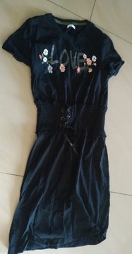 Sukienka czarna r. 158 Pepco