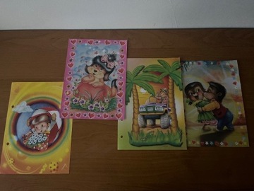 Karteczki kolekcjonerskie 4 sztuki