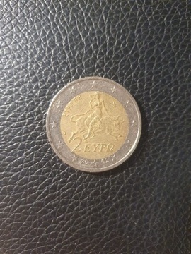 2 Euro, Grecja 2002 (s), Bogini Europa na byku