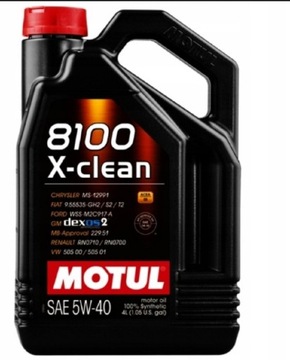 Olej silnikowy Motul 8100 X-clean 4 l 5W-40