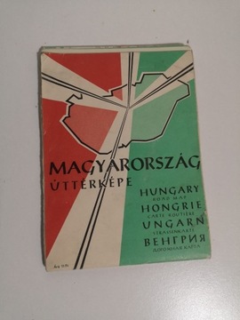 Mapa, Węgier, Magyarorszag Utterkepe