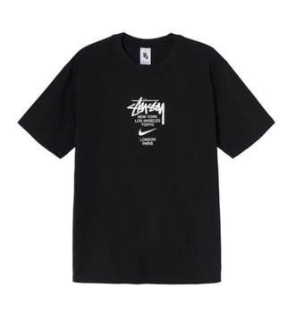 Czarny T-shirt Nike X Stussy nowy z metkami XXL