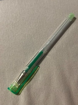 Zielony długopis szkoła school 