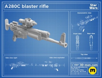 Blaster A280C - Druk 3D
