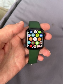 Apple Watch Series 7 GPS + Cellular 45mm zielony