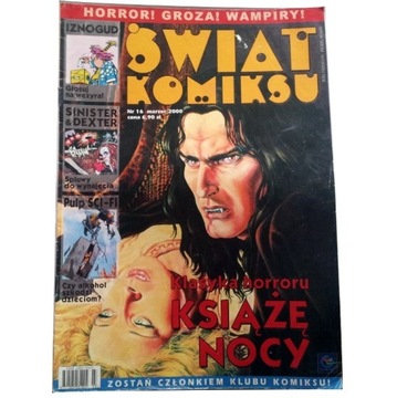 ŚWIAT KOMIKSU nr 16 marzec 2000 KSIĄŻĘ NOCY horror