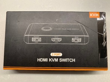 Przełącznik Switch KVM HDMI 2 port