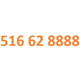 516 62 8888 starter orange złoty numer #L 
