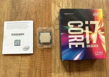 Procesor Intel Core i7-6700K świetny stan nigdy nie podkręcany