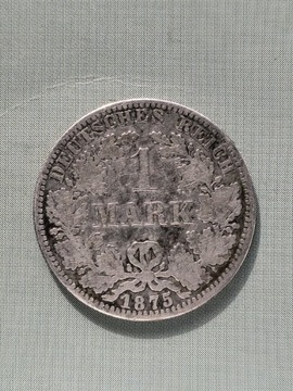 1 marka 1875 A  srebro 