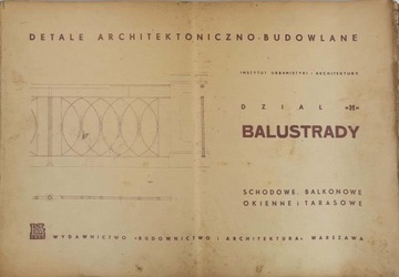 Detale architektoniczno-budowlane Dział Balustrady