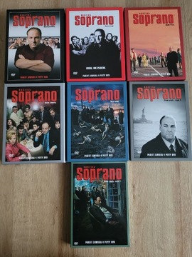 Rodzina Soprano - sezony 1-6  28 dvd komplet 