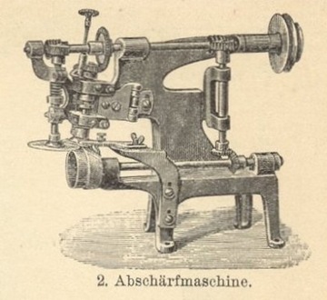 Produkcja obuwia   reprint XIX w. grafik