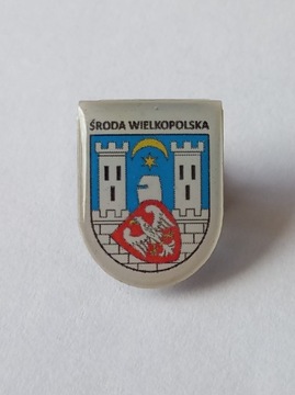 Herb miasta Środa Wielkopolska przypinka pin