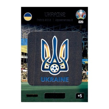UEFA EURO 2020 Ukraina Team Logo 352 Karta