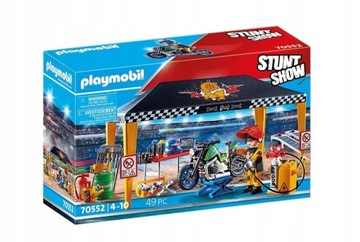 Playmobil 70552 Stunt Show Namiot serwisowy 