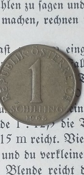 1 Szyling Austria 1968 