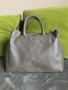 Nowa włoska torebka skórzana shopper bag