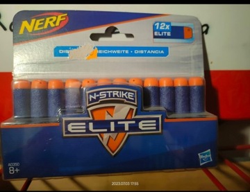 Strzałki Nerf N-strike Elite A0350 12 sztuk 