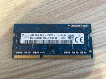 Pamięć RAM DDR3L 4GB 1Rx8 PC3L-12800S 11-13-B4