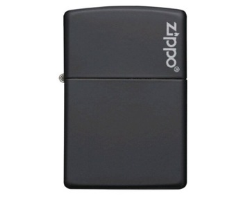 Zapalniczka Zippo Black matte z logo