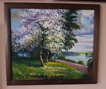 Obraz olehny Wiosna w sadzie 