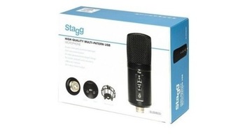 STAGG SUSM60D MIKROFON STUDYJNY USB