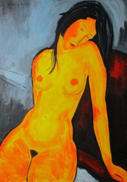 Amedeo Modigliani, Akt, 42x59,5, akty