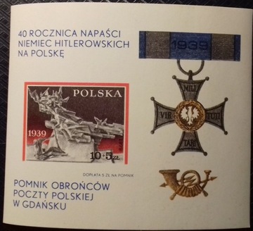 Polska-Fi blok 109 40-rocz.Napas.Niemiec na Polske