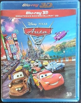 Auta 2 Disney Pixar Blu-ray 3D PL