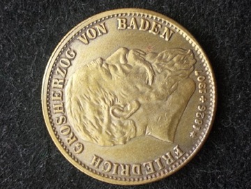 2 marki 1907r Baden niemcy