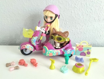 Littlest Pet Shop Skuter z lalką i corgi #1864