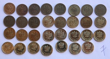 5gr groszy 1990-2023 zestaw monet obiegowych(7)