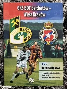 Program meczowy GKS Bełchatów - Wisła Kraków 