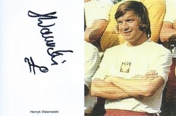 Henryk WAWROWSKI oryginalny autograf! IO 1976 POL