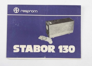 Instrukcja  stabilizatora napięcia Stabor 130