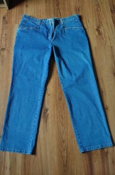 Ulla Popken jeansy damskie niebieskie 25 duże 