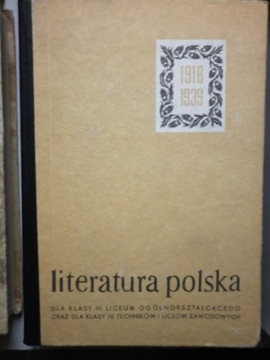 LITERATURA POLSKA 1918 1939 Ryszard Matuszewski