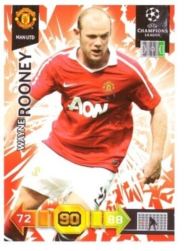 PANINI CHAMPIONS LEAGUE 10/11 ROONEY MAN UTD