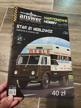 Model kartonowy Star 21 Meblowóz 