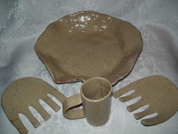 CERAMICZNY ZESTAW - HAND MADE 