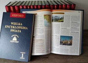 WIELKA ENCYKLOPEDIA ŚWIATA OXFORD KOMPLET 19 TOMÓW