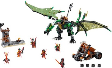 LEGO 70593 NINJAGO ZIELONY SMOK NRG BEZ FIGUREK