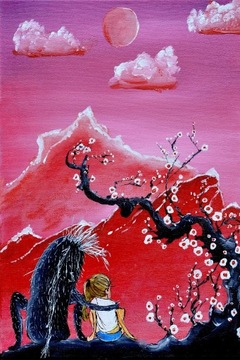 Obraz "Japońskie oswajanie strachów"