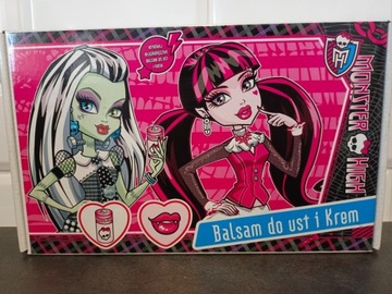 Monster High zestaw balsam do ust i krem