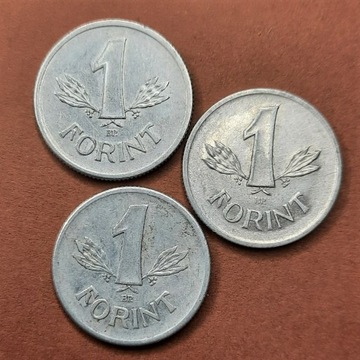 1 Forint  1967, 1977, 1980   Węgry