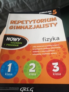 fIZYKA REPETYTORIUM GIMNAZJALISTY